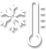 Animated Thermometer With Snowflake