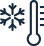 Animated Thermometer With Snowflake